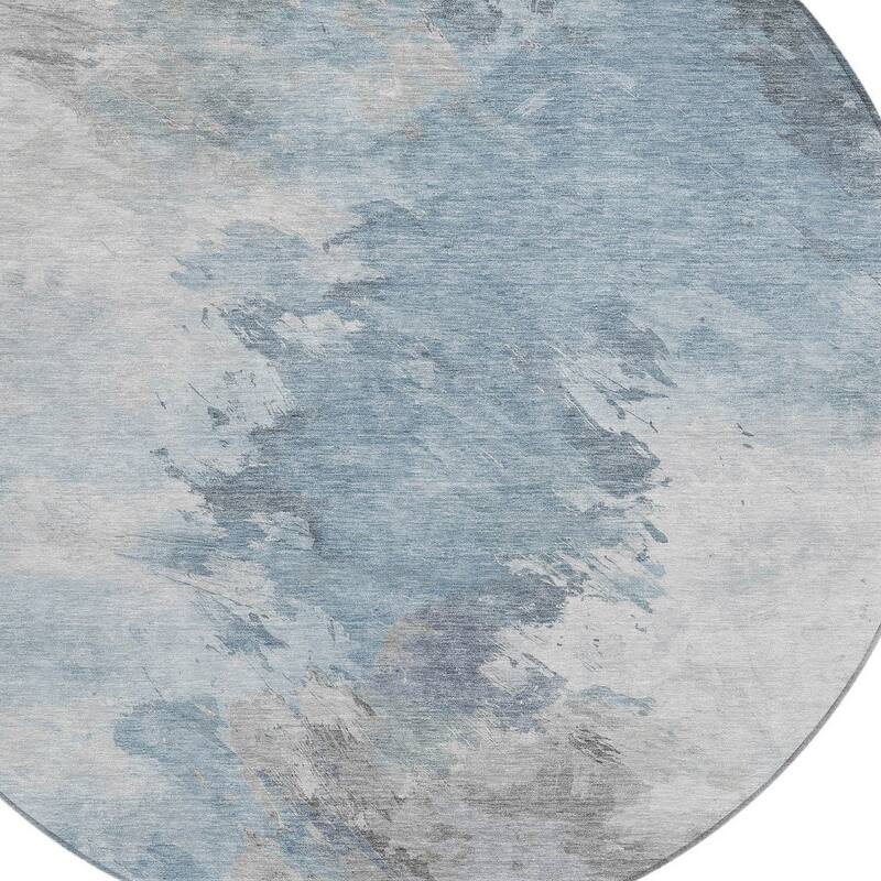 HomeRoots Abstract Transitional Rectangle Outdoor Rug