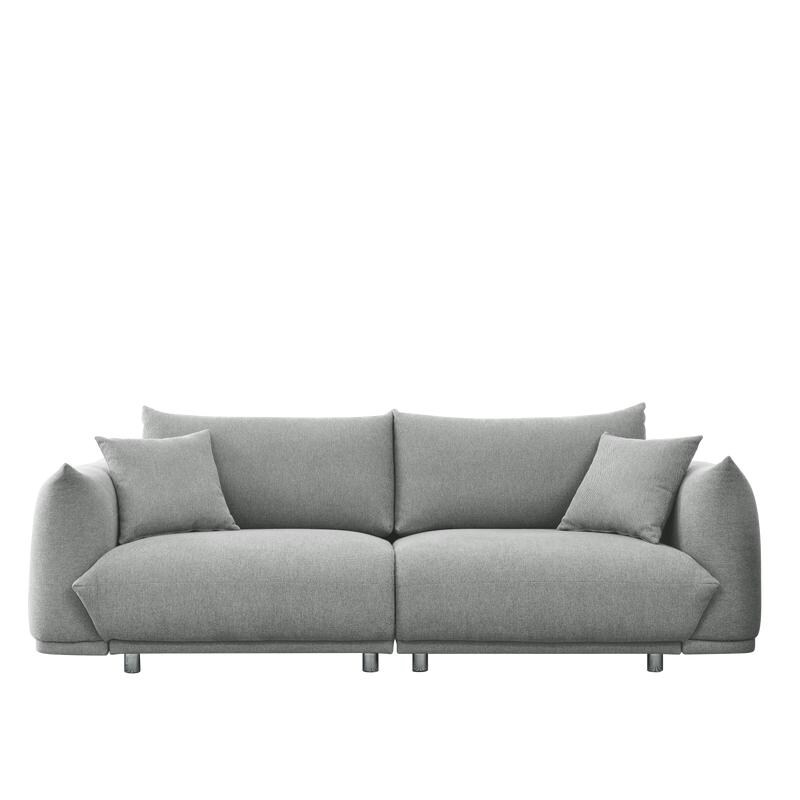 Sectional Couch with two lumbar pillows, Simplicity!