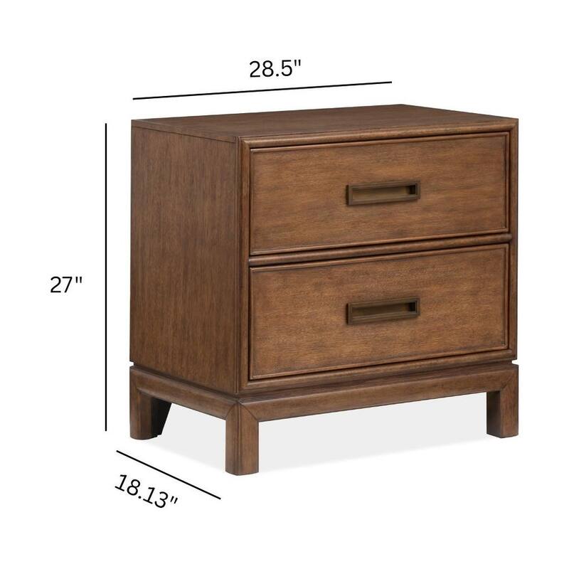 Magnussen Home Ridgefield Russet Drawer Nightstand