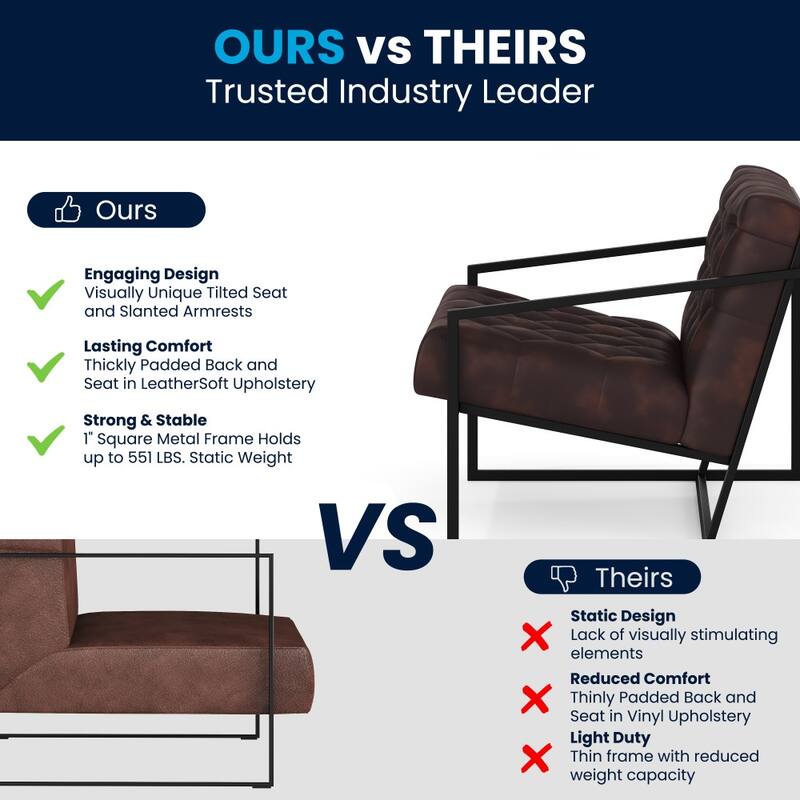 Upholstered Tufted Lounge Chair - 29"W x 31.75"D x 27.5"H