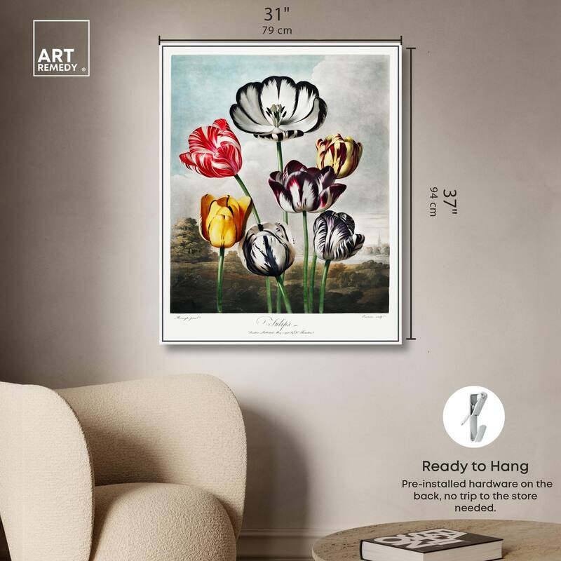 Tulips 1807 Canvas by Art Remedy