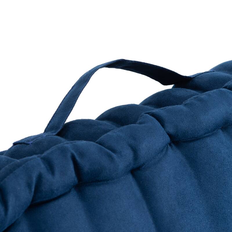 SAFAVIEH Isgard Tufted 18-inch Square Floor Pillow with Insert