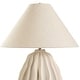 preview thumbnail 5 of 5, Uttermost Javary Matte Beige Table Lamp - 22"W x 22"D x 27.5"H
