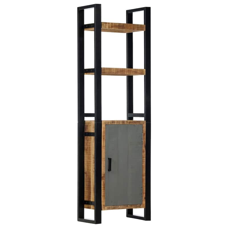 vidaXL Bookshelf 19.7"x11.8"x66.9" Solid Mango Wood