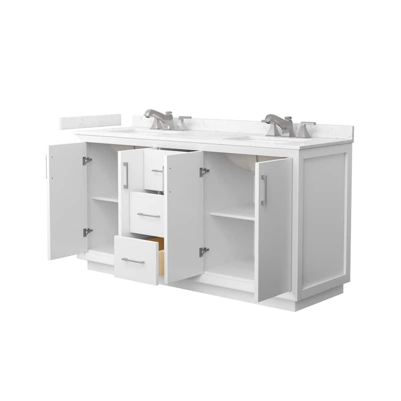 Wyndham Collection WCF4141-66D-VCA-US3MXX Strada 66" Free Standing