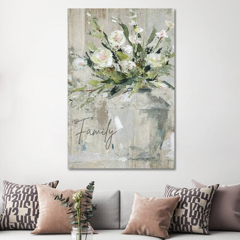 iCanvas "Country Bouquet & Family" by Carol Robinson Canvas Print - 60x40x1.5