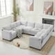 Option Light Grey//U-Shaped Sofa