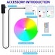preview thumbnail 9 of 9, 16.4Ft RGB Neon LED Strip Lights with App Control, Music Sync