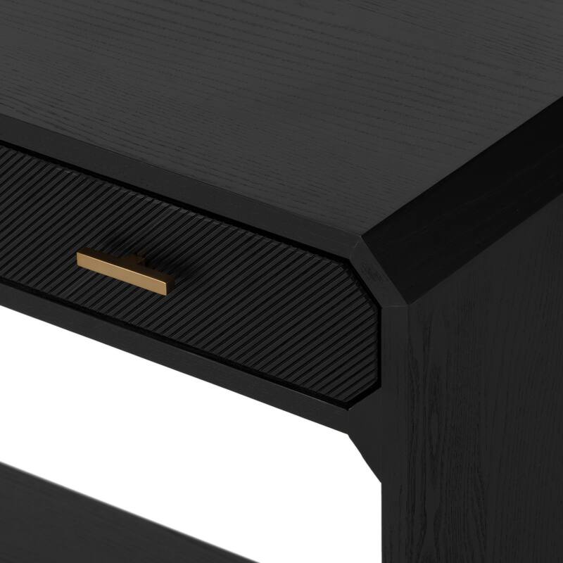 Shelley Console Table-Black Ash