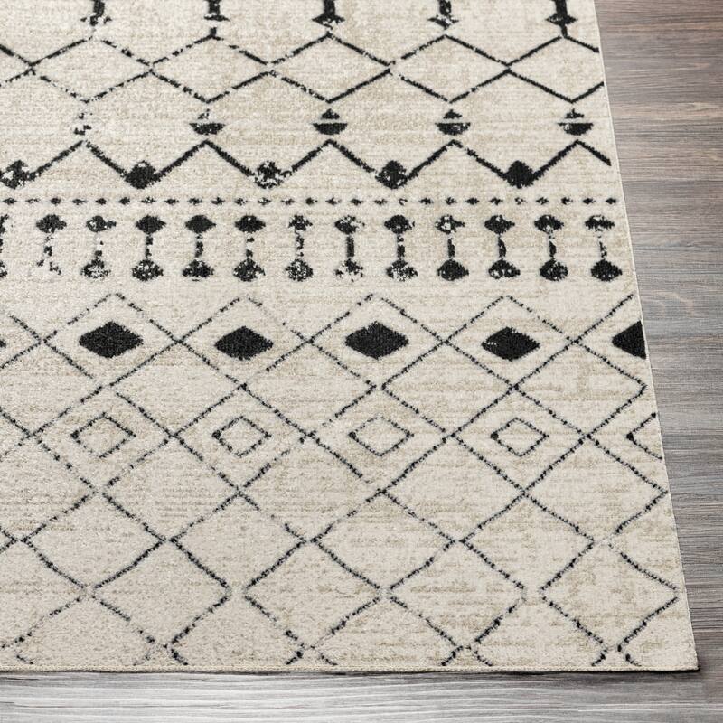 Livabliss Quince Bohemian Machine Washable Area Rug