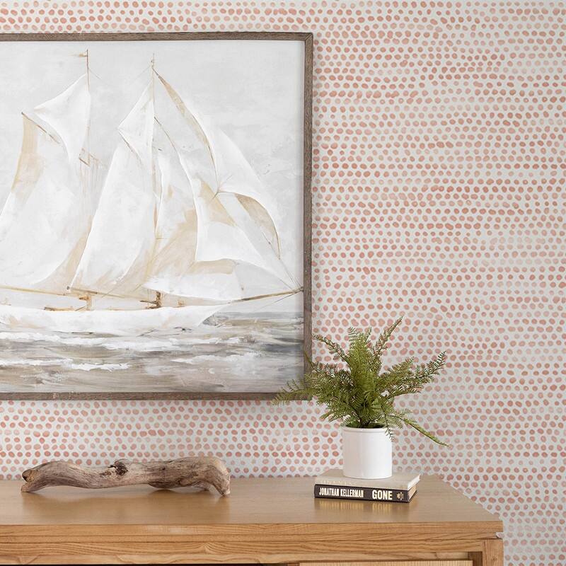 Moire Dots Removable Peel and Stick Wallpaper