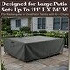 preview thumbnail 5 of 12, Pure Garden Polyester Waterproof Rectangular Patio Table Cover