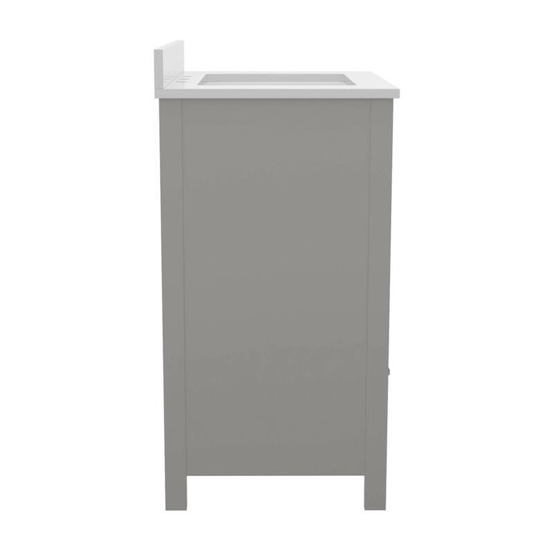 Bathroom Vanity with Undermount Sink, Cabinet, and Drawer