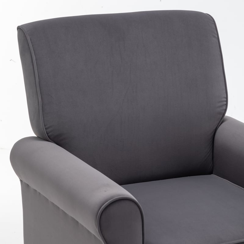 Traditional Rolled Arm Living Room Armchair