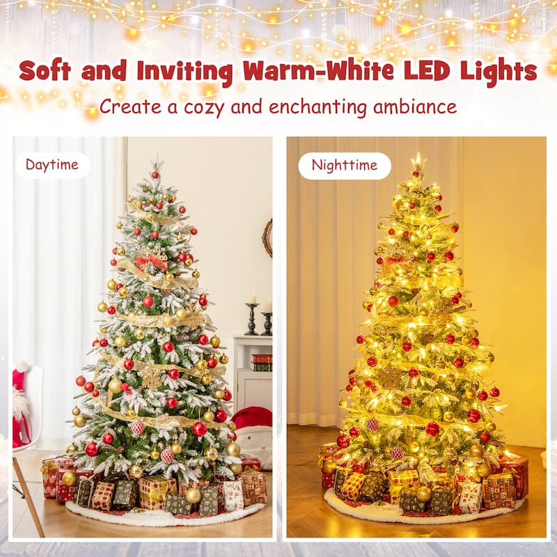 Gymax 6/7.5/9 ft Artificial Christmas Tree w/ 765/1135/1871 Branch - See Details