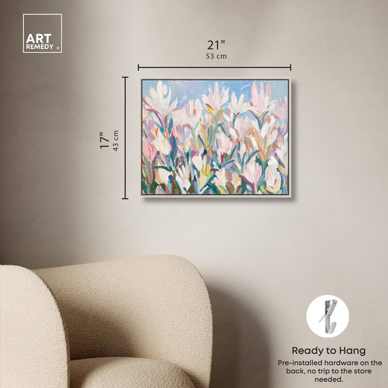 Morning Mist Bloom II Canvas by Art Remedy