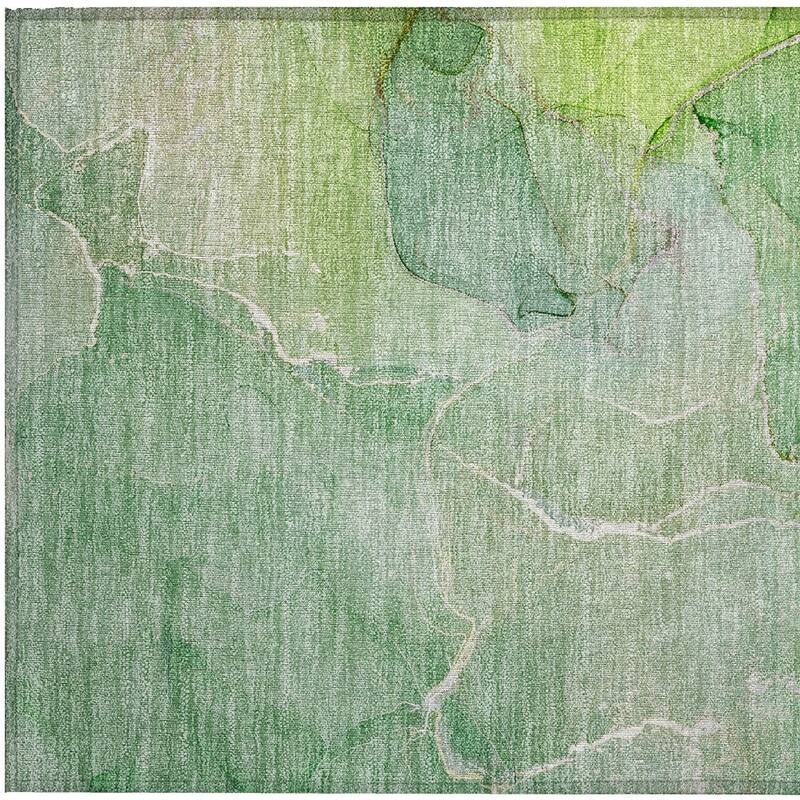 Allus Artistic Abstract Weather Resistant Classic Meets Modern Outdoor Rug