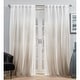 preview thumbnail 15 of 26, ATI Home Crescendo Lined Blackout Hidden Tab Curtain Panel Pair 54x84 - Champagne