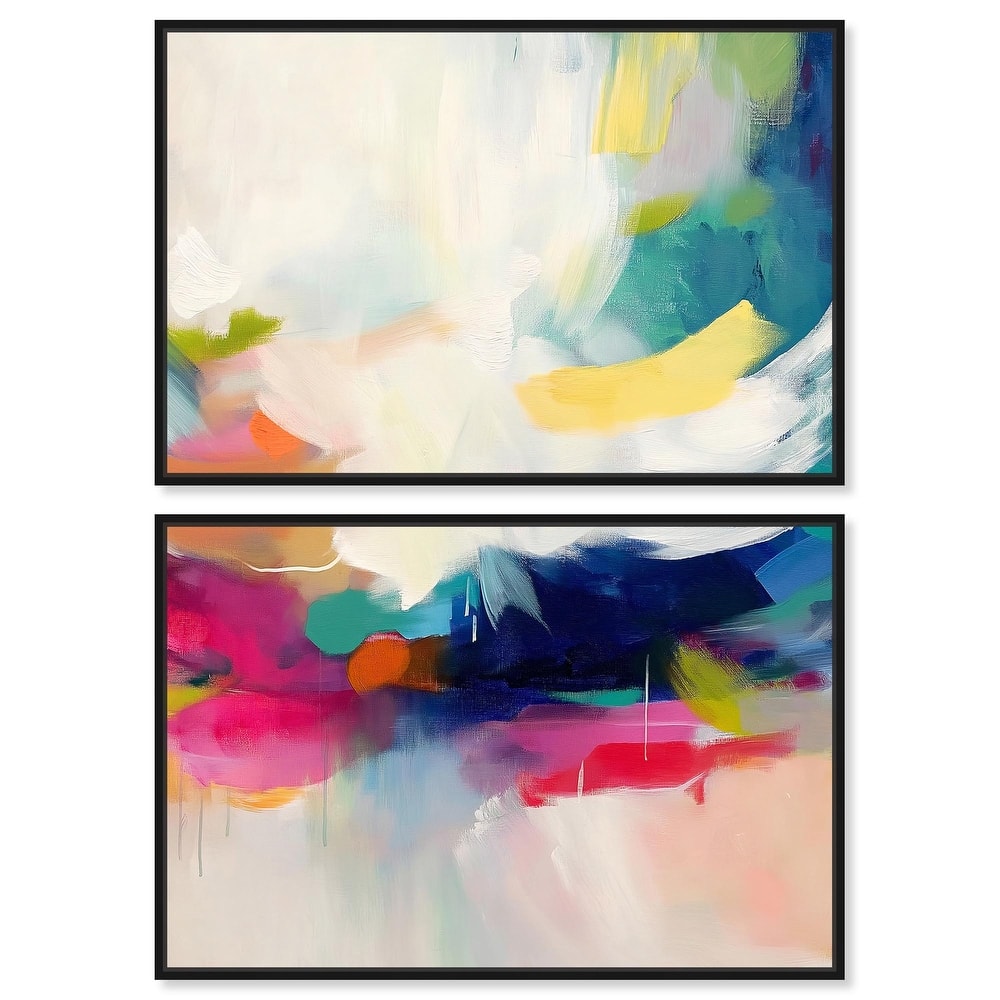 Riot of Color III Canvas Set of 2 by Art Remedy