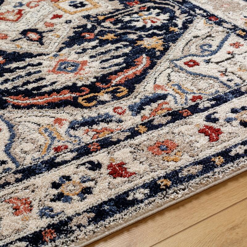 Livabliss Liebe Transitional Medallion Area Rug
