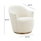 preview thumbnail 8 of 20, Skyla Boucle Swivel Chair