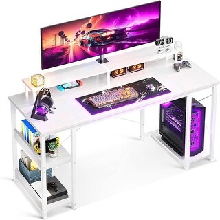 Computer Bath Desk Computer Desk with Shelves - Bed Bath & Beyond - 39975198