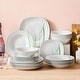 preview thumbnail 2 of 24, VEWEET Aviva Porcelain Dinnerware Set (Service for 6)
