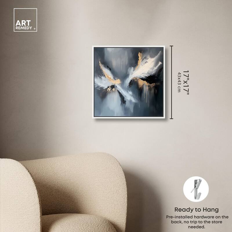 Wings of Gold Canvas by Art Remedy