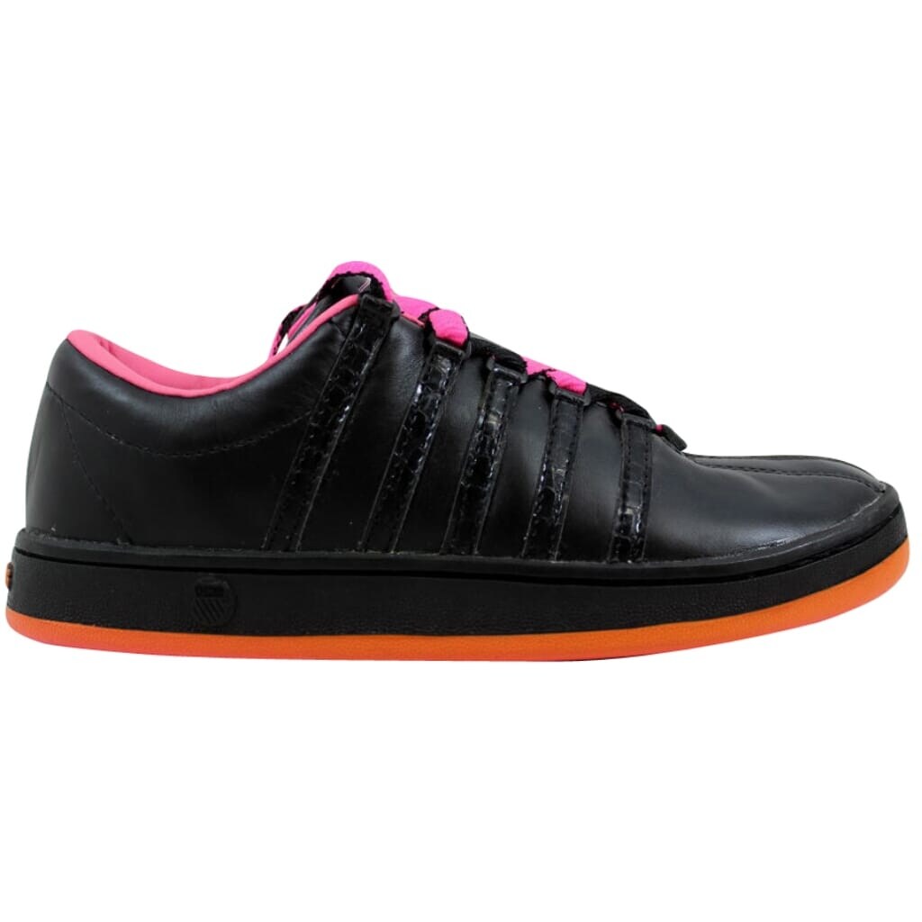 black and pink k swiss