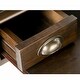 preview thumbnail 5 of 6, WYNDENHALL Portland SOLID WOOD Transitional 42 inch Wide Writing Office Desk in Mahogany Brown