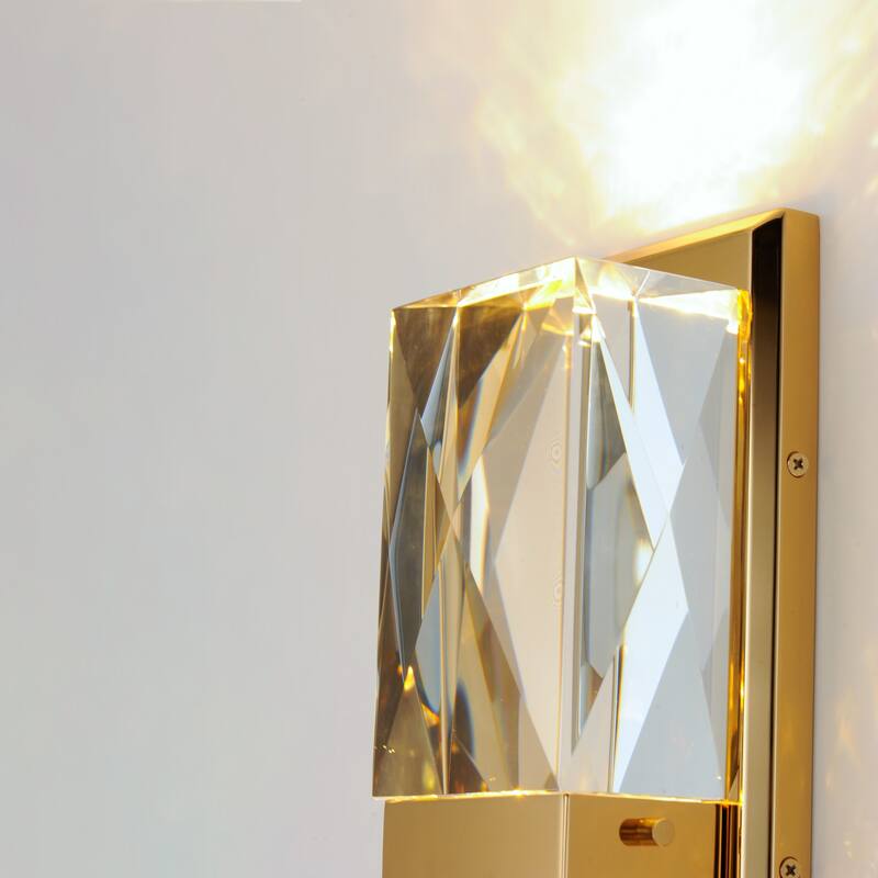 Studio M SM23642 Empire 11" Tall LED Wall Sconce with Beveled Crystal