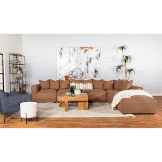 Jennifer 6-piece Upholstered Modular Sectional