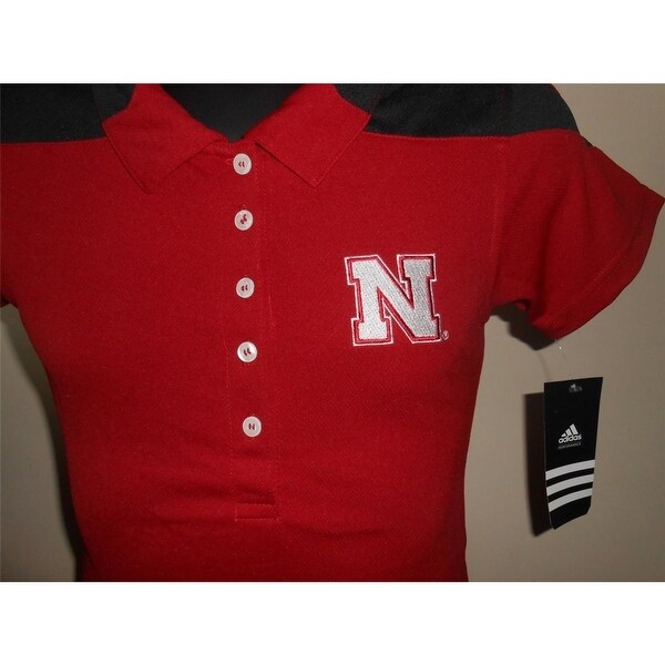 nebraska adidas polo