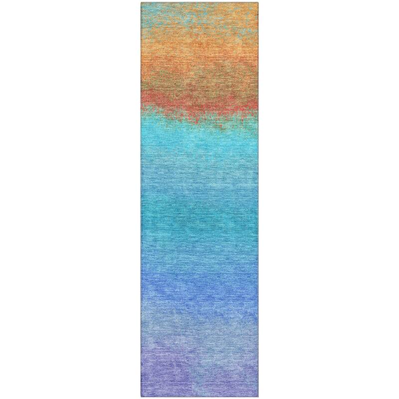 Premium Washable Super Soft Abstract Ombre Mayfield Rug