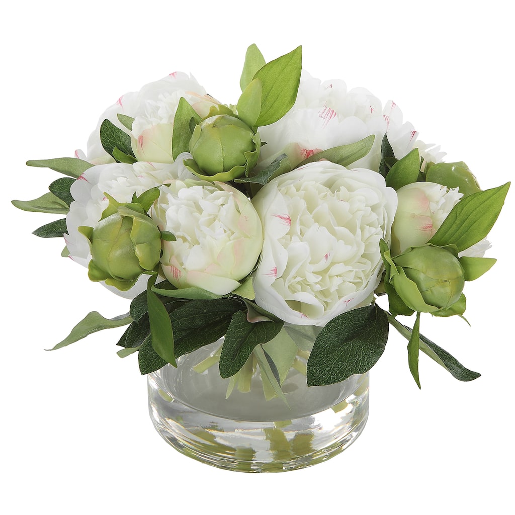 Uttermost Garden Peony Bouquet - 10.25 W x 7 H x 10.25 D (inches)