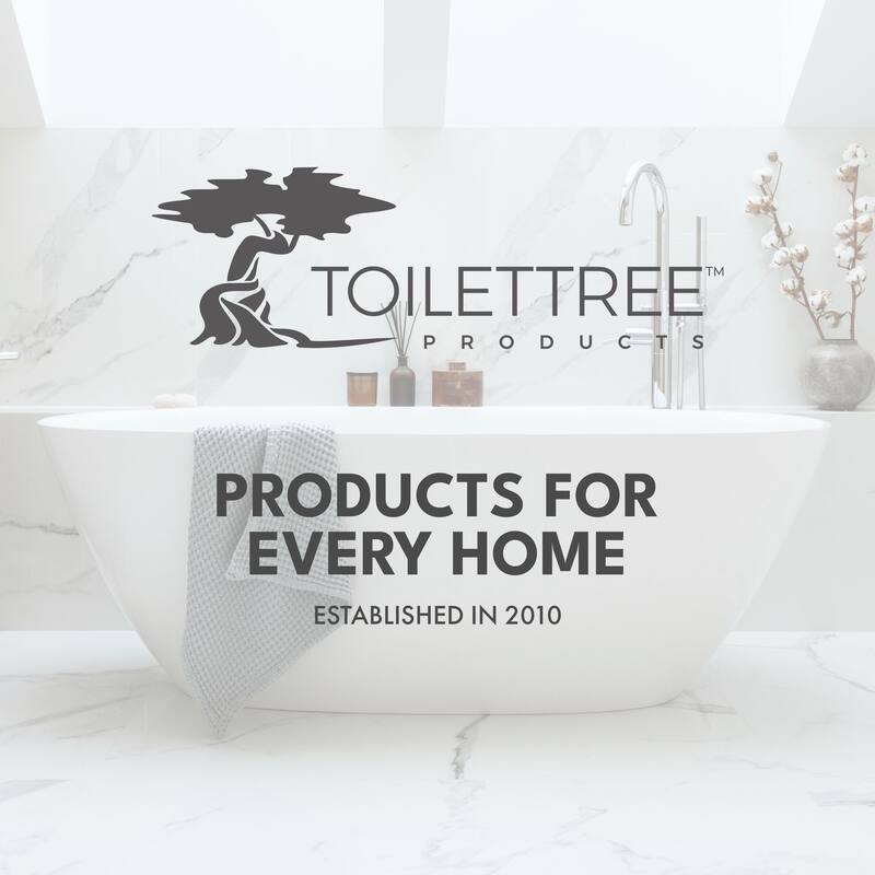 ToiletTree Products Deluxe Bamboo Freestanding 4-Tier Bathroom Organizing Shelf, Bathroom Organizer with Storage Shelves
