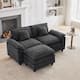 Option Black/2 Seats with 1 Ottoman