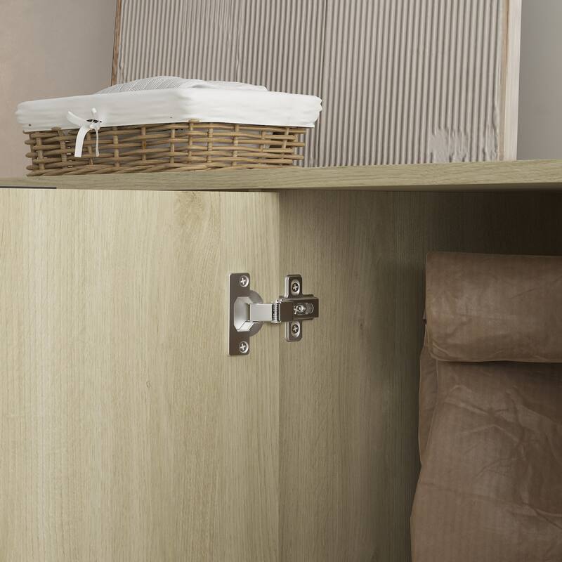 Roomfitters Modern Buffet Cabinet with Storage, Kitchen Sideboard Cupboard, Dining Room Credenza, Entryway Furniture