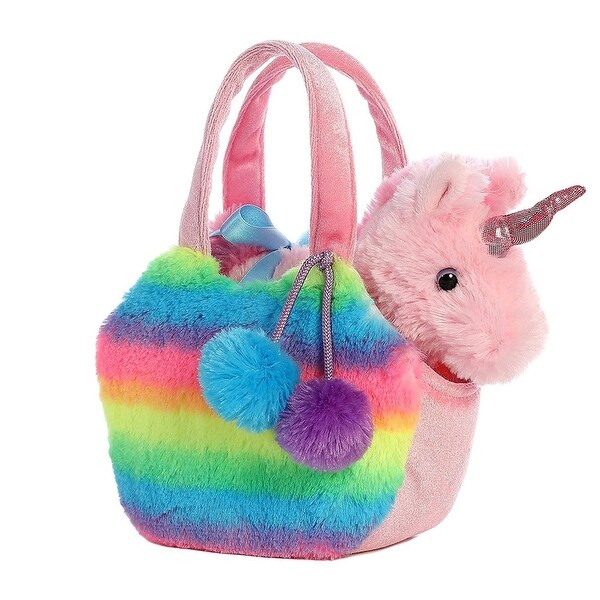 aurora world fancy pals plush princess kitten purse pet carrier