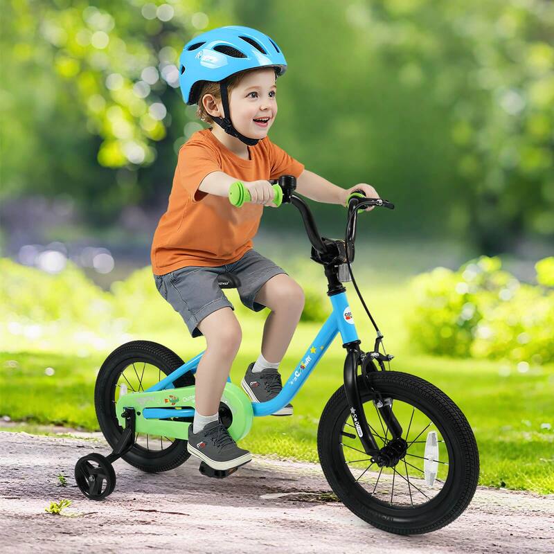 Costway 12-Inch Kids Bicycle with Adjustable Seat Front Handbrake & - See Details