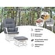preview thumbnail 22 of 54, Ultimate Nursery Comfort - Glider and Ottoman Set with Reclining Cushion Chair, Rocker Chair with Padded Back and Armrests