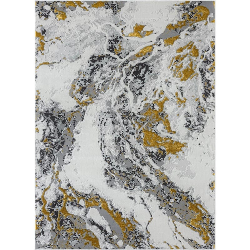 Luxe Weavers Abstract Marble Area Rug, Indoor Carpet