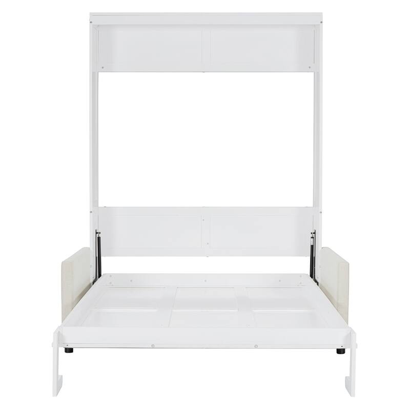 Full Size Murphy Bed Wall Bed with Cushion