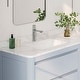 preview thumbnail 9 of 8, STYLISH Porcelain Rectangular 18 inches Undermount Ceramic Bathroom Sink with Overflow