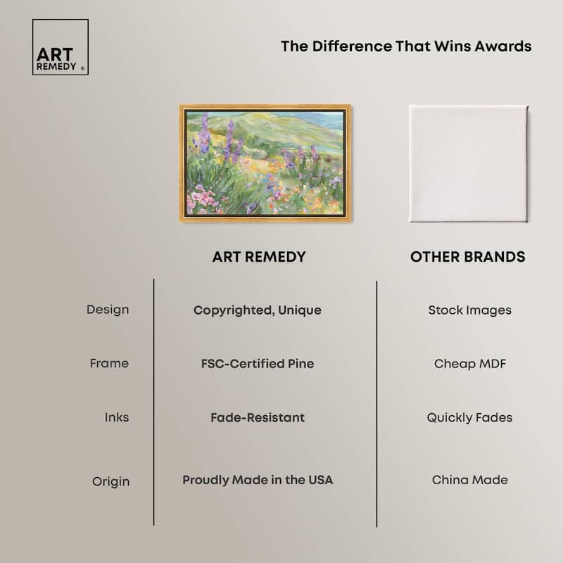 Blooming Fields Canvas by Art Remedy