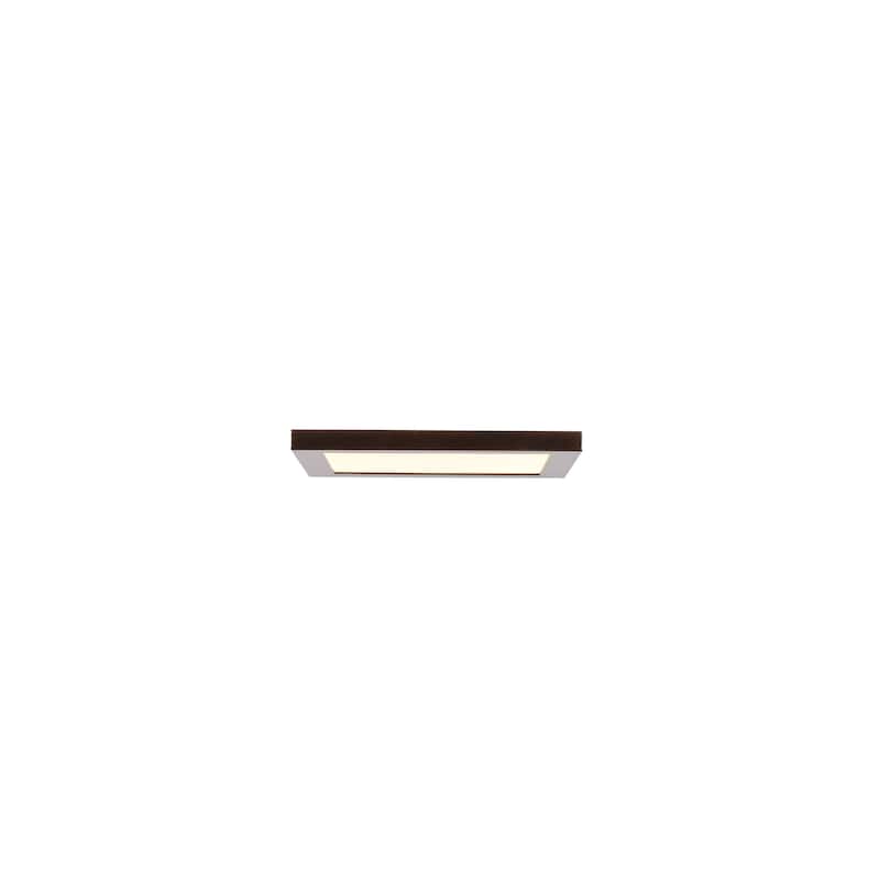Access Lighting Boxer - LED Square Flush Mount - Small - Bronze Finish - Acrylic Lens - Bronze