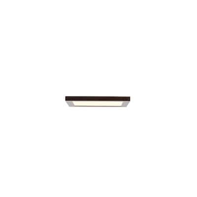 Access Lighting Boxer - LED Square Flush Mount - Small - Bronze Finish - Acrylic Lens