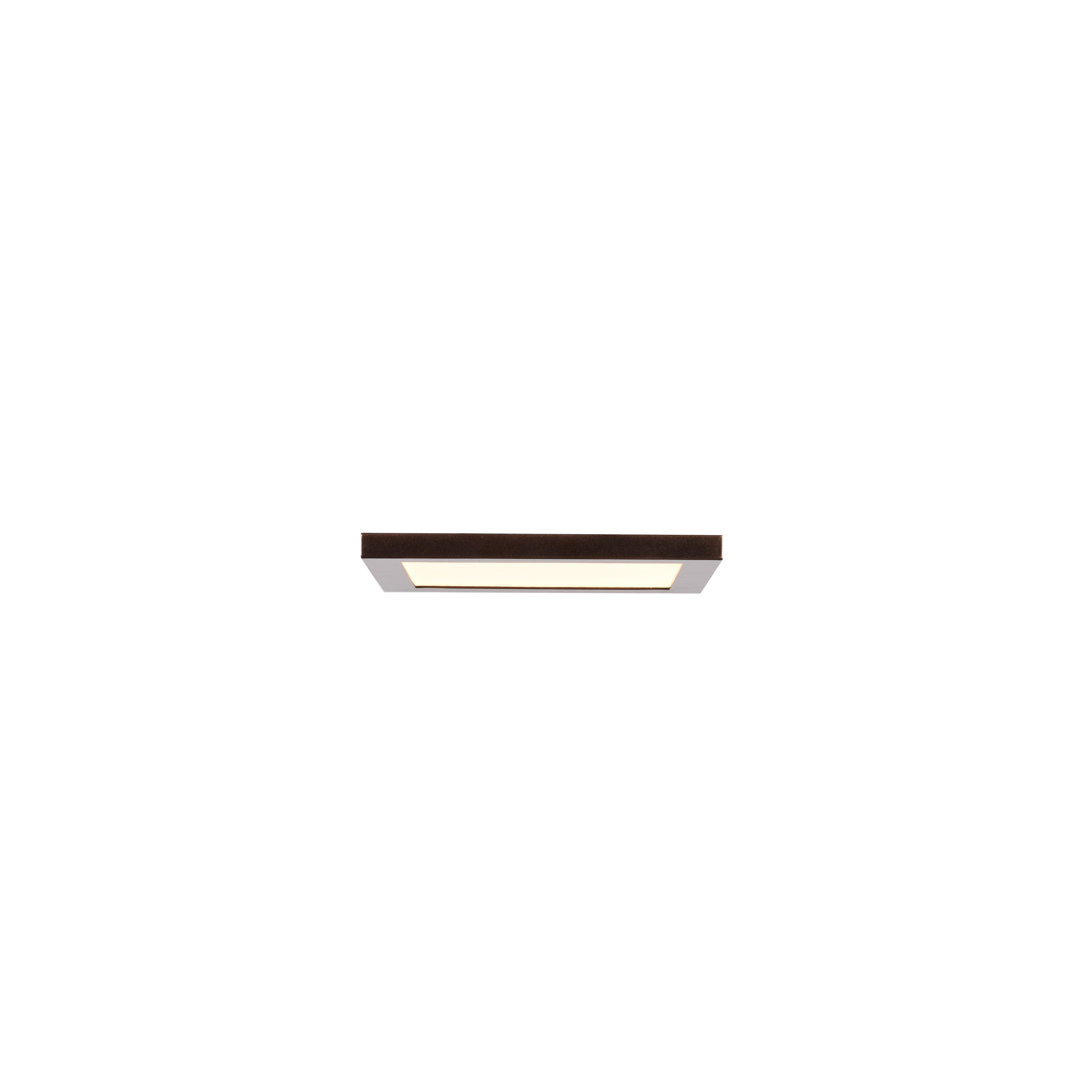 Access Lighting Boxer - LED Square Flush Mount - Small - Bronze Finish - Acrylic Lens