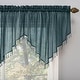 preview thumbnail 7 of 73, No. 918 Erica Crushed Voile Ascot Beaded Sheer Rod Pocket 1-Piece Curtain Valance