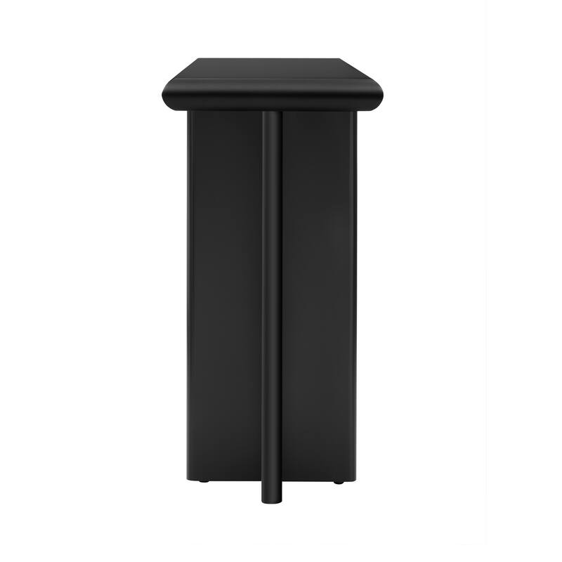 59 Inch Entryway Console Table with L-Shaped Legs （3 Colors）